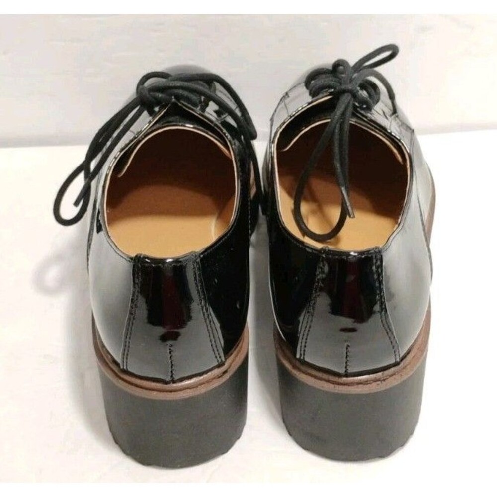 Madden Girl Written Shoes Womens 8M Black Patent Leather Platform - Picture 7 of 13